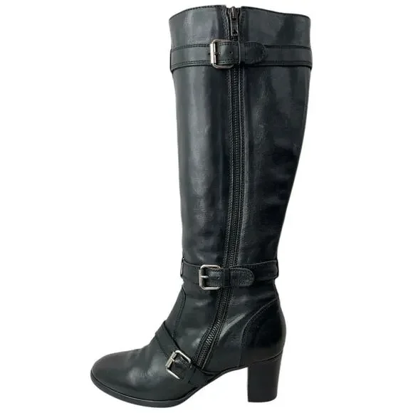 Crew Factory Shoes Jcrew Tall Leather Boots Strappy Moto 25